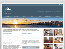 Tablet Screenshot of lilimont-istanbul-realestate.com